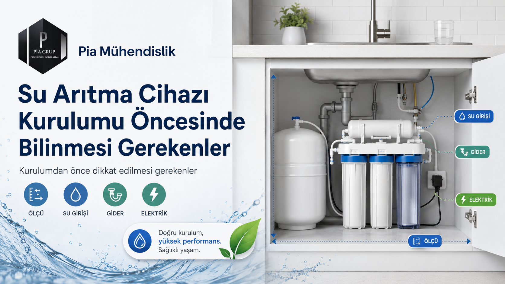 Su Arıtma Cihazı Kurulumu Öncesinde Bilinmesi Gerekenler
