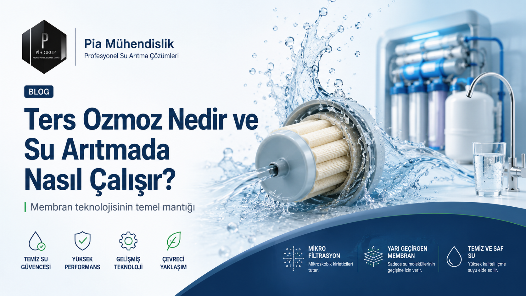 Ters Ozmoz Nedir ve Su Arıtma Cihazlarında Nasıl Kullanılır?
